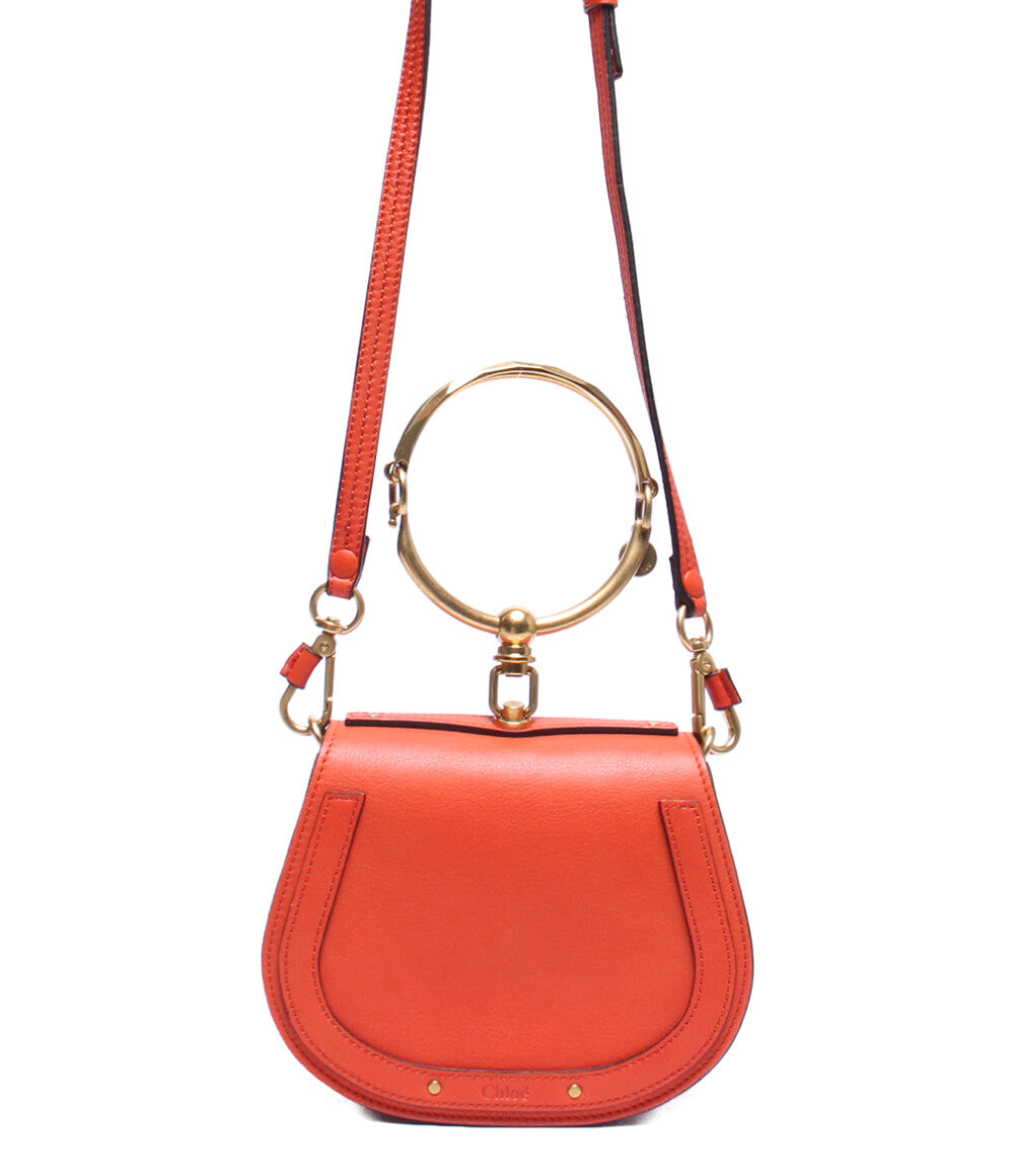 Chloe クロエ 2way ショルダーバッグ トートバッグ 本革 金具 RED 限界価格・送料無料・良品】Chloe・クロエ・ショルダーバッグ(人気
